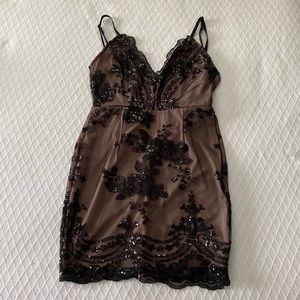 Boohoo Sequins Dress